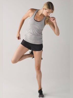 Lululemon Speed Short 2.5” 4-Way Stretch – Black – Size 4 (Mid Rise)